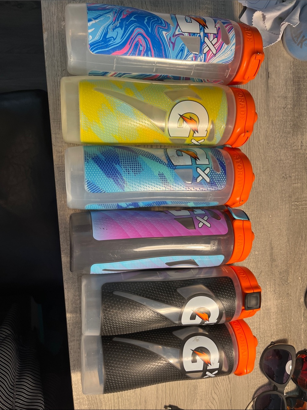 Plastic Sports Bottle – Assorted Blue/Purple/Yellow
